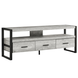 MEUBLE TV FAUX BOIS GRIS