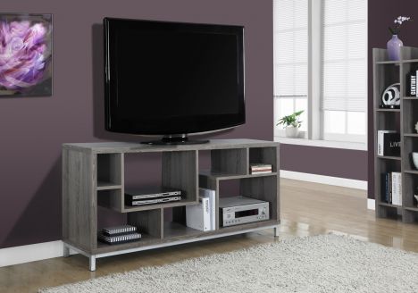 MEUBLE TV - 60"L / TAUPE FONCE