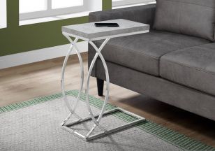 TABLE D'APPOINT   METAL CHROME