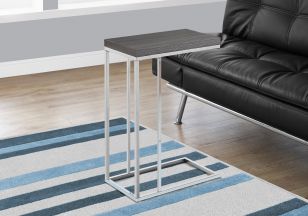 TABLE D'APPOINT  METAL CHROME